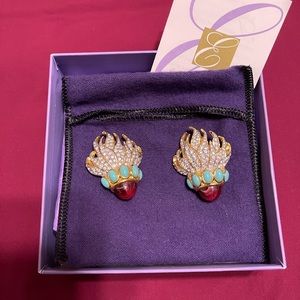 Elizabeth Taylor Eternal Flame Clip On Earrings